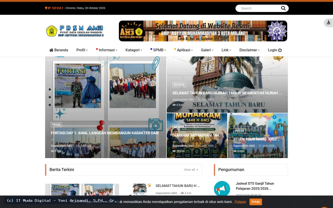 Pusat Data Sekolah Mandiri (PDSM) & Portal Terpadu